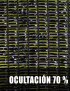 ROLLO MALLA SOMBREO 70% (VERDE, NEGRA O MARRÓN) - 1,5 X 100