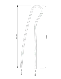 SACUDIDOR (LARGO 1125 MM) ADAPTABLE A VENDIMIADORAS GREGOIRE