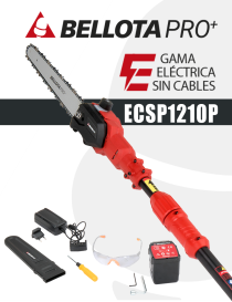 MOTOSIERRA PÉRTIGA A BATERÍA BELLOTA ECSP1210P (210MM)