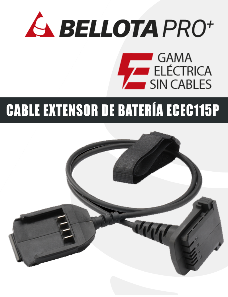 TIJERA ELÉCTRICA BELLOTA EPR132P (32mm.) 3 BATERÍAS. - Repuestos