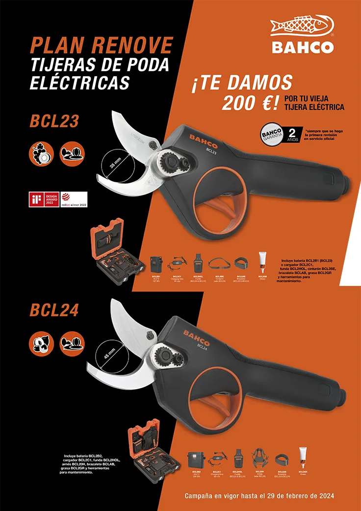 Sécateur électrique BCL24 - Bahco