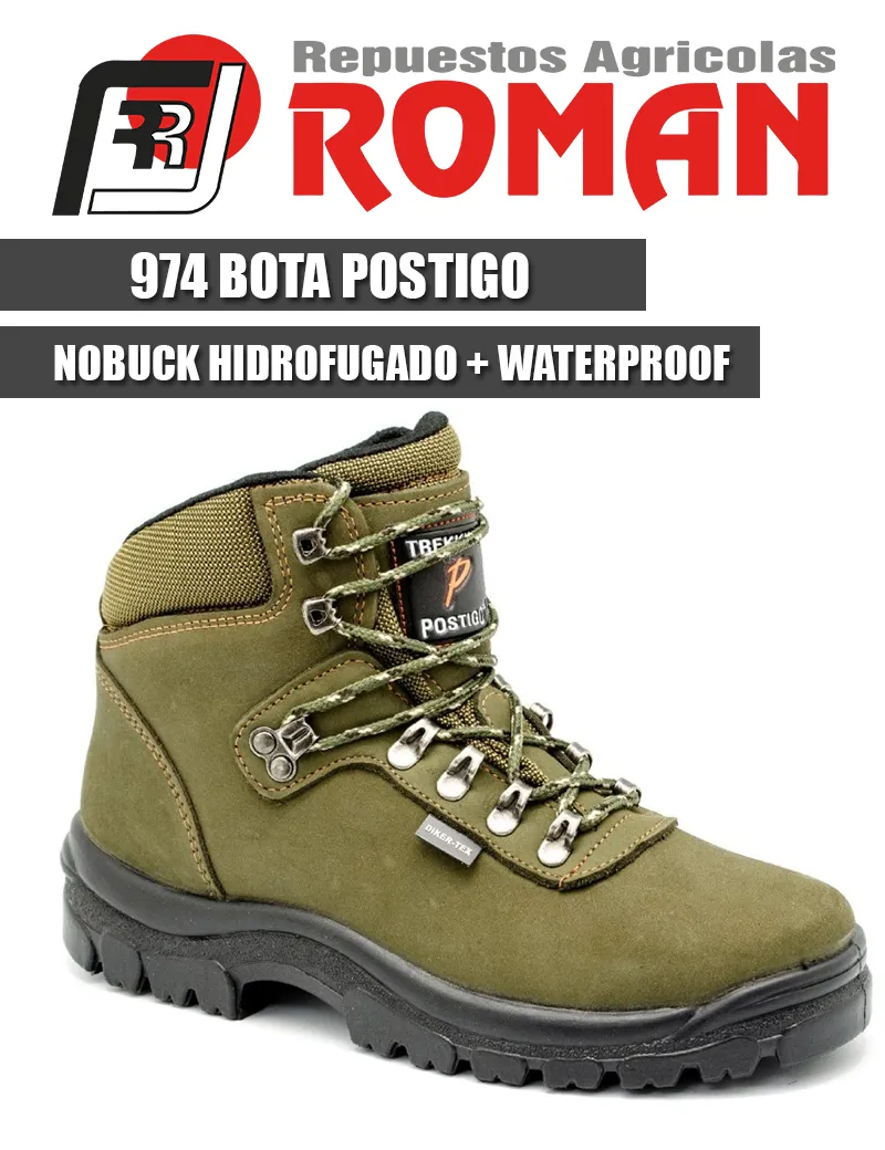 BOTA POSTIGO NOBUCK HIDROFUGADO + WATERPROOF