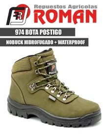 BOTA POSTIGO NOBUCK HIDROFUGADO + WATERPROOF