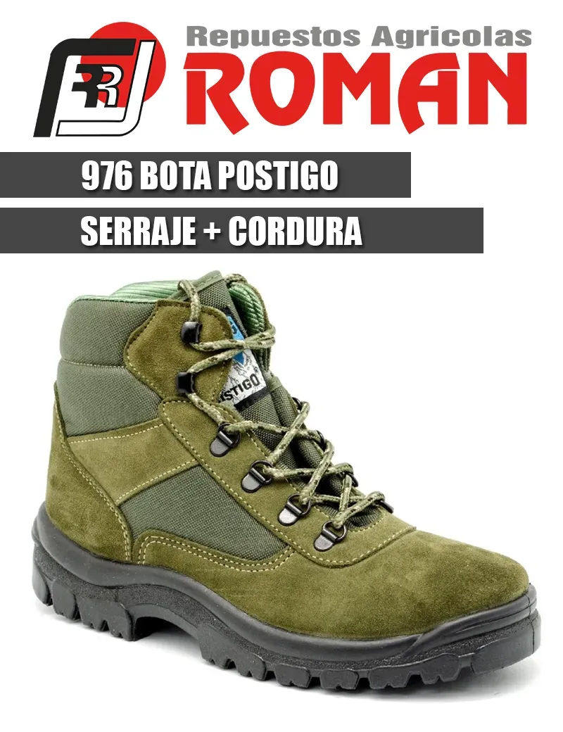 BOTA POSTIGO SERRAJE + CORDURA 976
