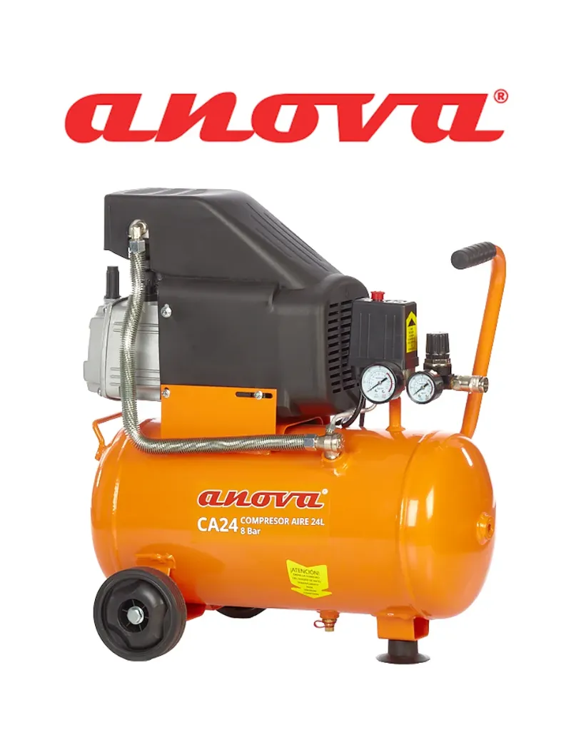 COMPRESOR AIRE ANOVA (2HP, 8BAR, 50 LTRS) - I.V.A. INCLUIDO