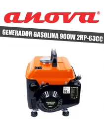 GENERADOR ANOVA GASOLINA 900W 2HP-63CC - I.V.A. INCLUIDO
