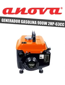 GENERADOR ANOVA GASOLINA 900W 2HP-63CC
