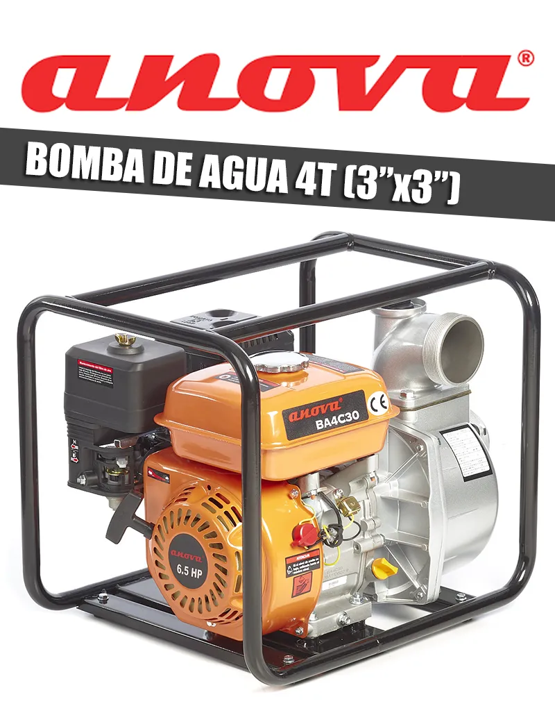 BOMBA DE ANOVA DE AGUA 4T (3"x3") - I.V.A. Y PORTES INCLUIDOS