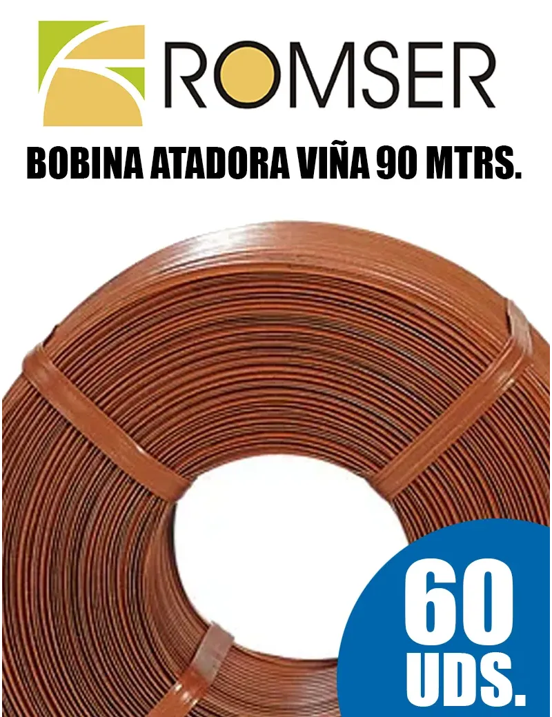 CAJA CINTA ATADORA VIÑA (BOBINA DE 90 MTRS) (60uds).