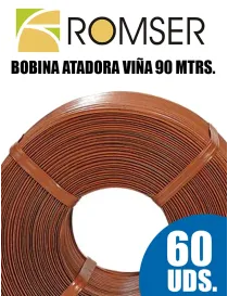 CAJA CINTA ATADORA VIÑA (BOBINA DE 90 MTRS) (60uds).