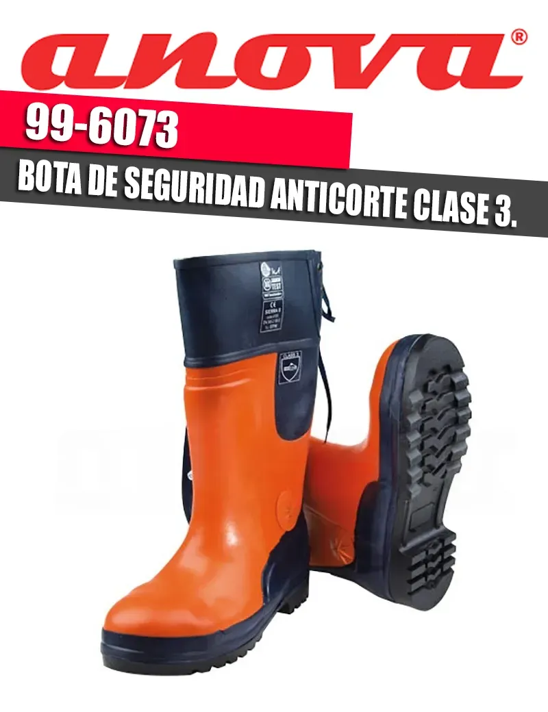 BOTAS SEGURIDAD ANTICORTE CLASE 3