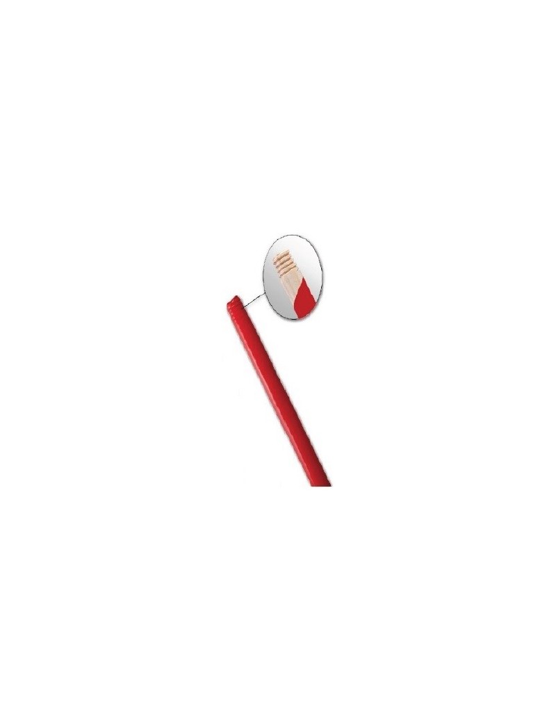 MANGO Ø22 MADERA FORRADO PUNTA ROSCADA