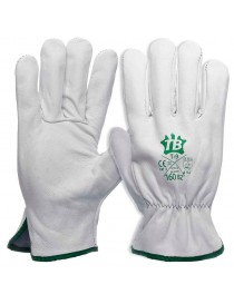 Guantes piel flor gris. Modelo TB 160IBZ -  I.V.A. INCLUIDO.