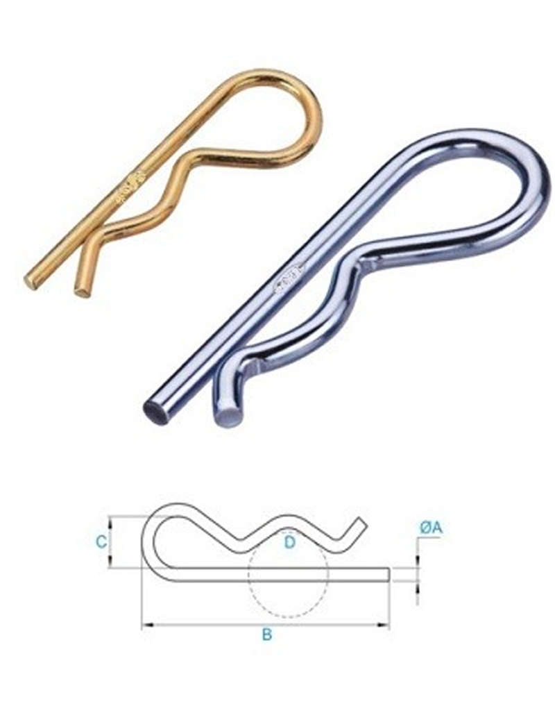 Pasador R de 2 mm (100 unidades)