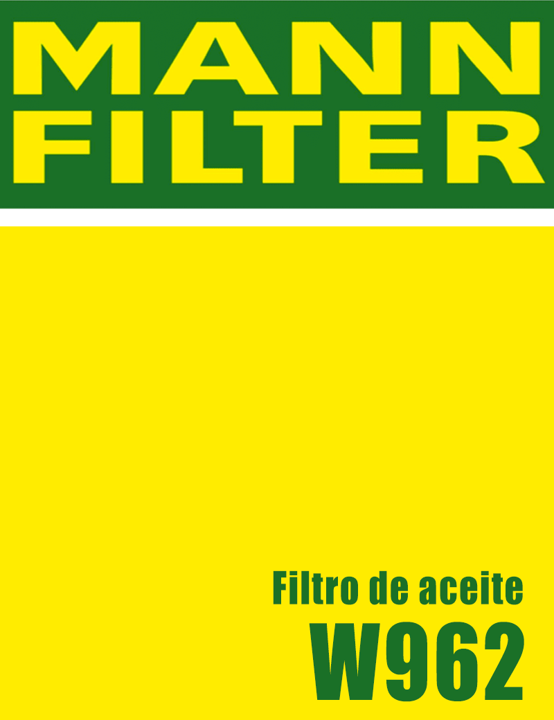Filtro Olio Mann W962/2: Ricambio Auto Made In USA Per Cambio Olio Motore