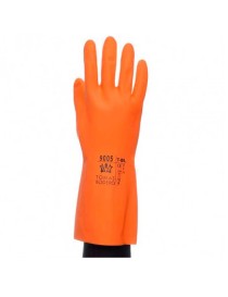 Guantes látex natural/neopreno naranja. Modelo TB 9005