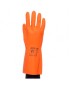 Guantes látex natural/neopreno naranja. Modelo TB 9005