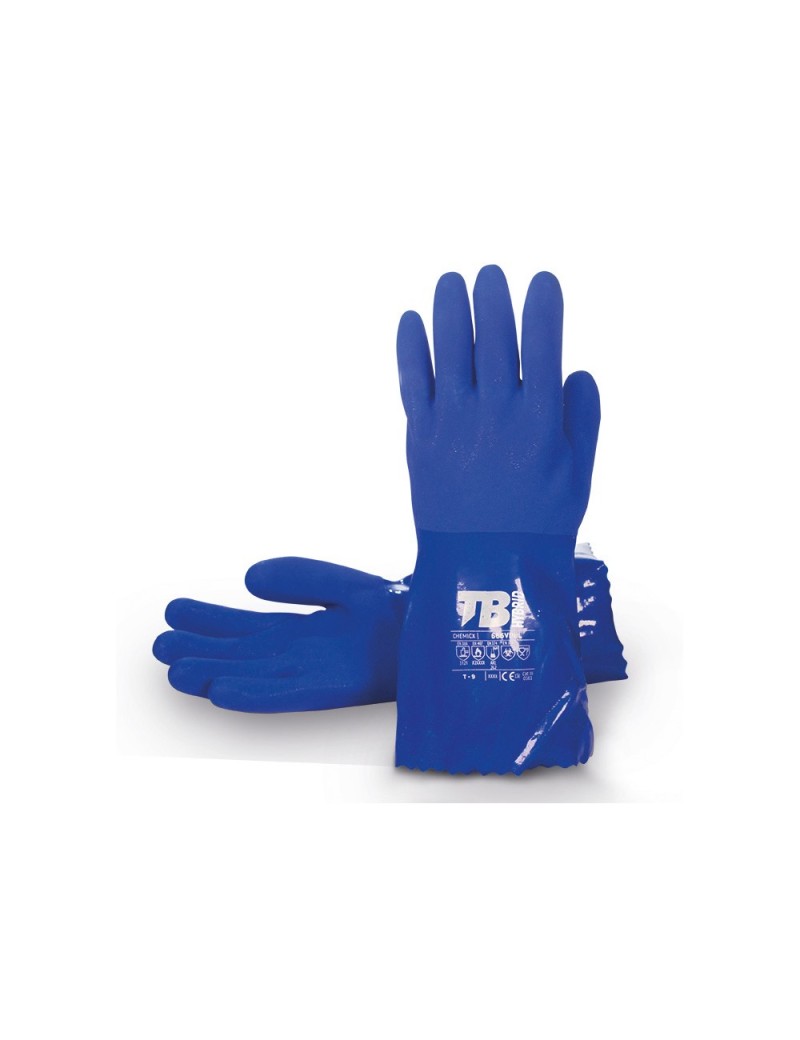 GUANTES PROTECCIÓN QUIMICA MOD. 666VINIL