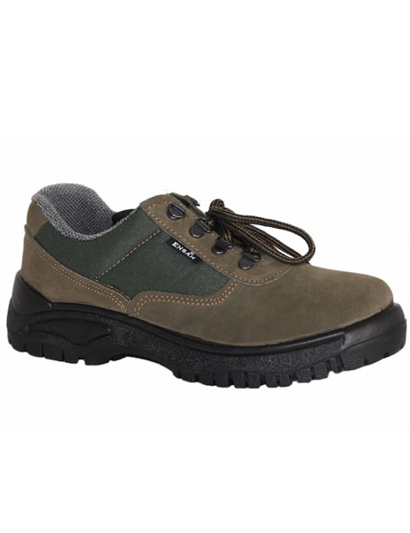 ZAPATO ENSAN PIEL DE SERRAJE 900 KAKI